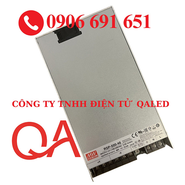 Nguồn Meanwell RSP-500-48 - LED QALED - Công Ty Trách Nhiệm Hữu Hạn Điện Tử QALED